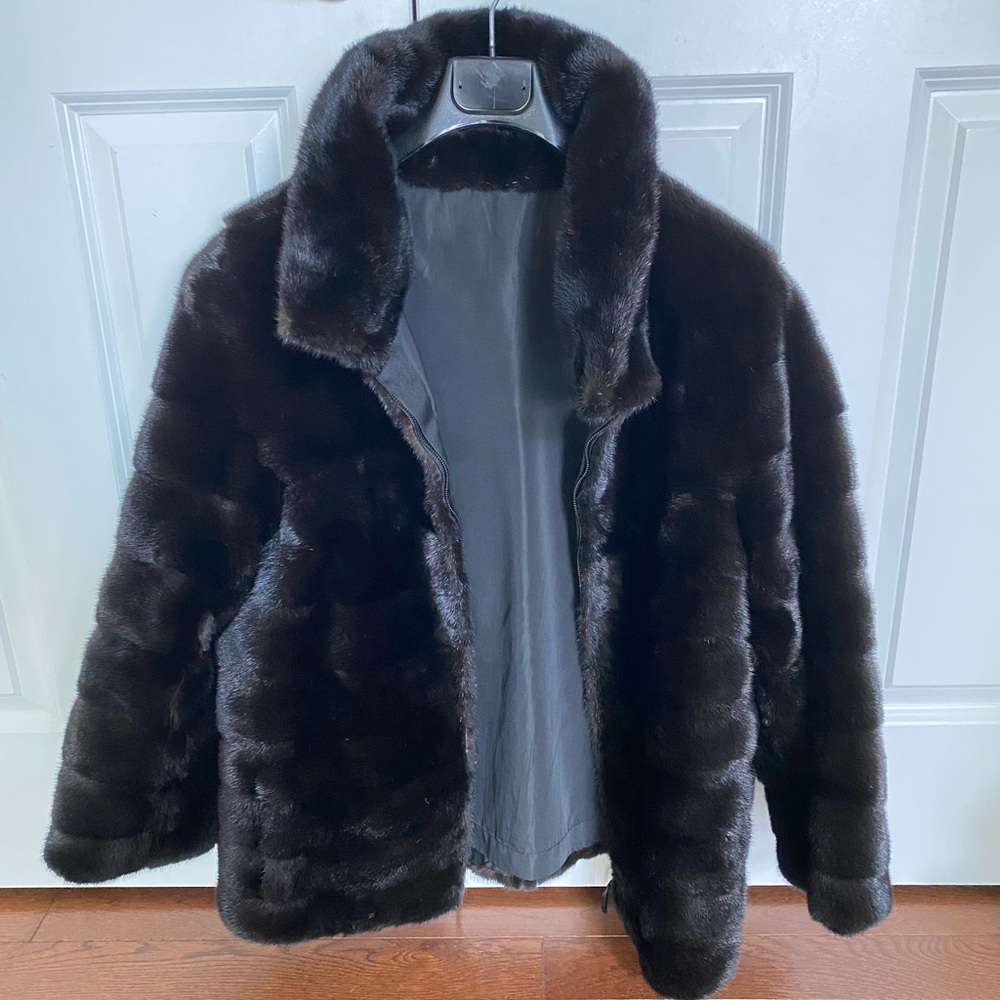 Mink fur coat